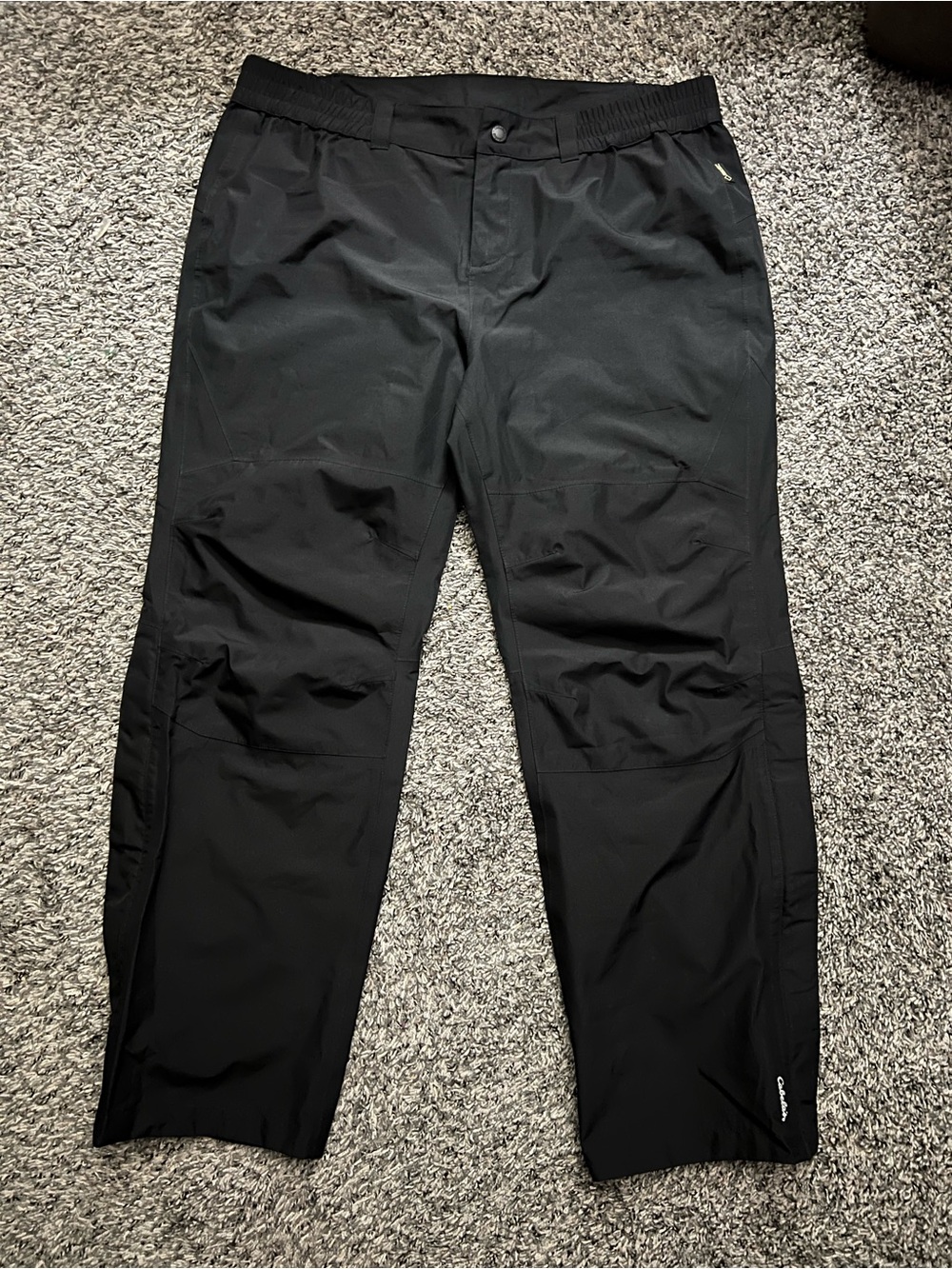 Cabela's Black Men's Outdoor Softshell Rain Pants